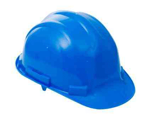 Blue safety helmet from Scaffold Equipment Nigeria Limited